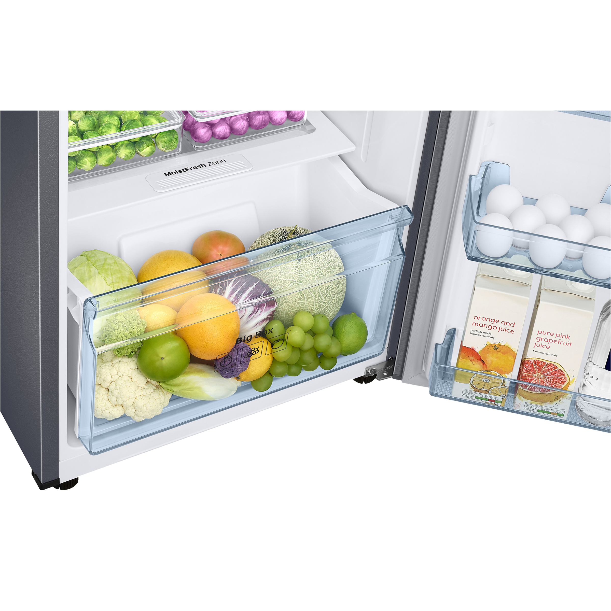 SAMSUNG 236 Litres 2 Star Frost Free Double Door Convertible Refrigerator with Anti Bacterial Gasket (RT28C3922S9/HL, Refined Inox)