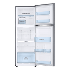 SAMSUNG 236 Litres 2 Star Frost Free Double Door Convertible Refrigerator with Anti Bacterial Gasket (RT28C3922S9/HL, Refined Inox)