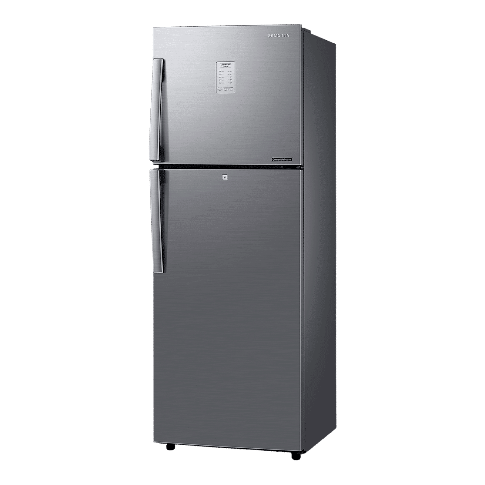 SAMSUNG 236 Litres 2 Star Frost Free Double Door Convertible Refrigerator with Anti Bacterial Gasket (RT28C3922S9/HL, Refined Inox)