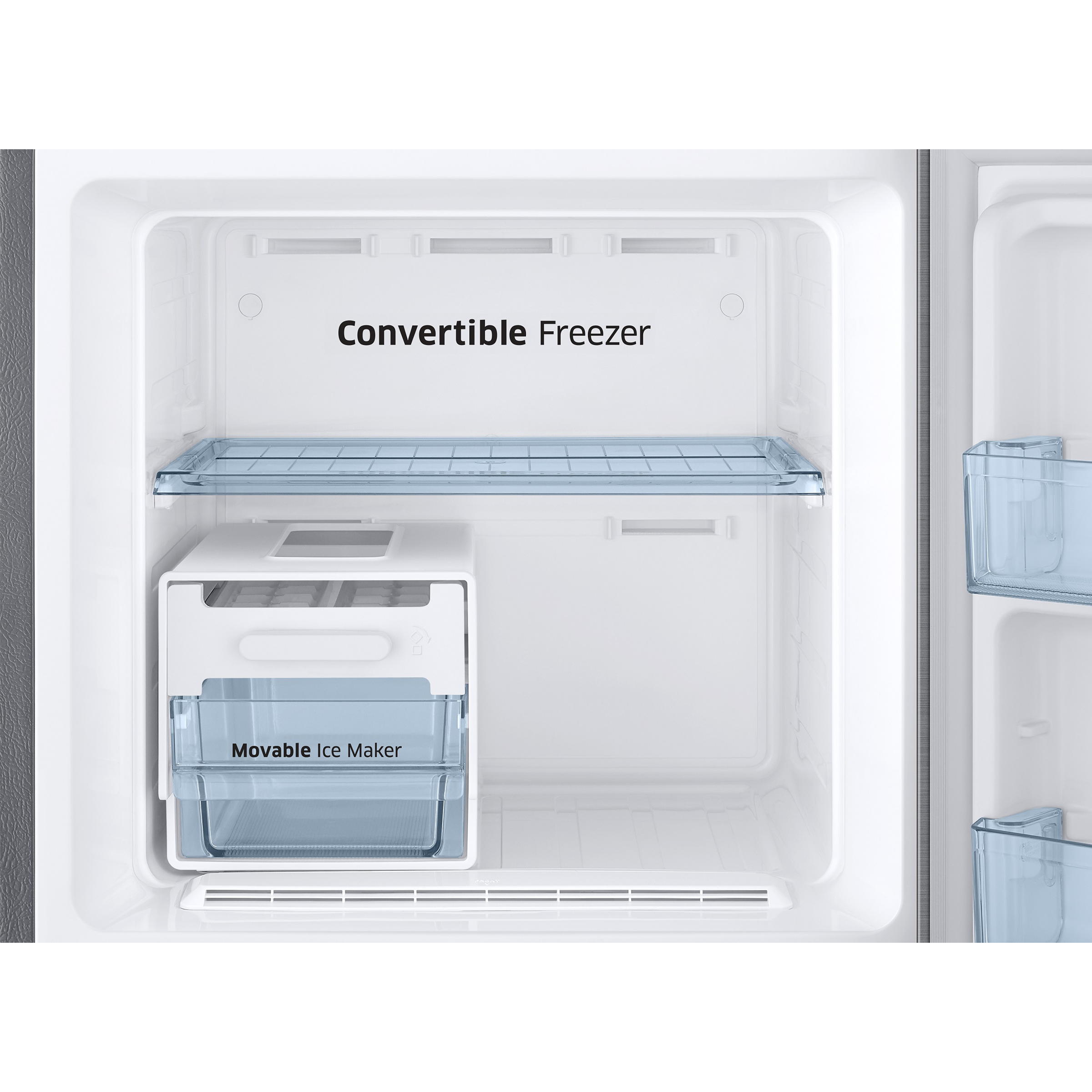 SAMSUNG 236 Litres 2 Star Frost Free Double Door Convertible Refrigerator with Anti Bacterial Gasket (RT28C3922S9/HL, Refined Inox)