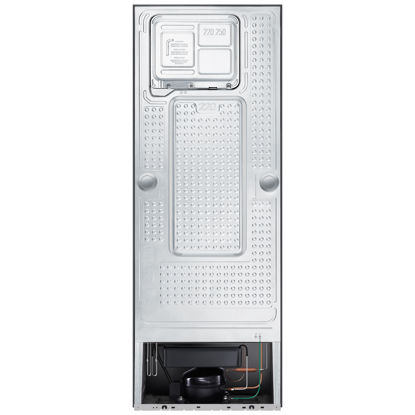 SAMSUNG 236 Litres 2 Star Frost Free Double Door Convertible Refrigerator with Anti Bacterial Gasket (RT28C3922S9/HL, Refined Inox)