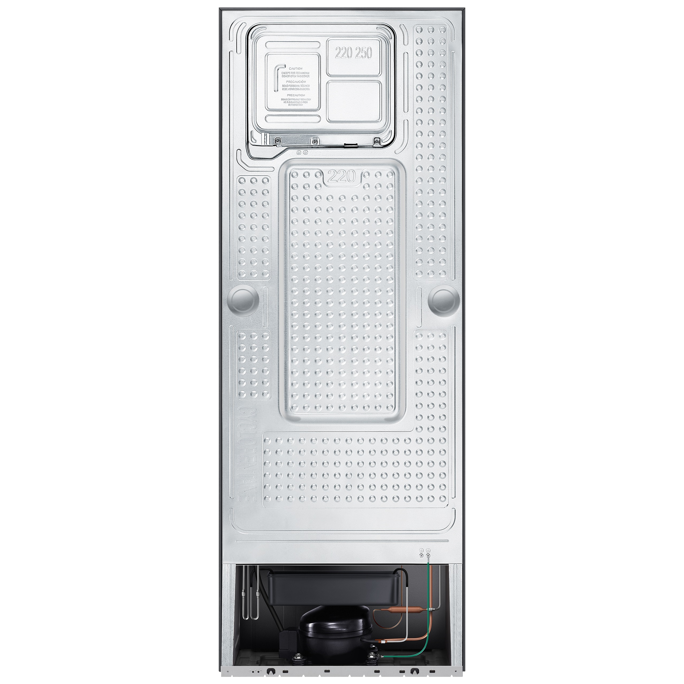 SAMSUNG 236 Litres 2 Star Frost Free Double Door Convertible Refrigerator with Anti Bacterial Gasket (RT28C3922S9/HL, Refined Inox)