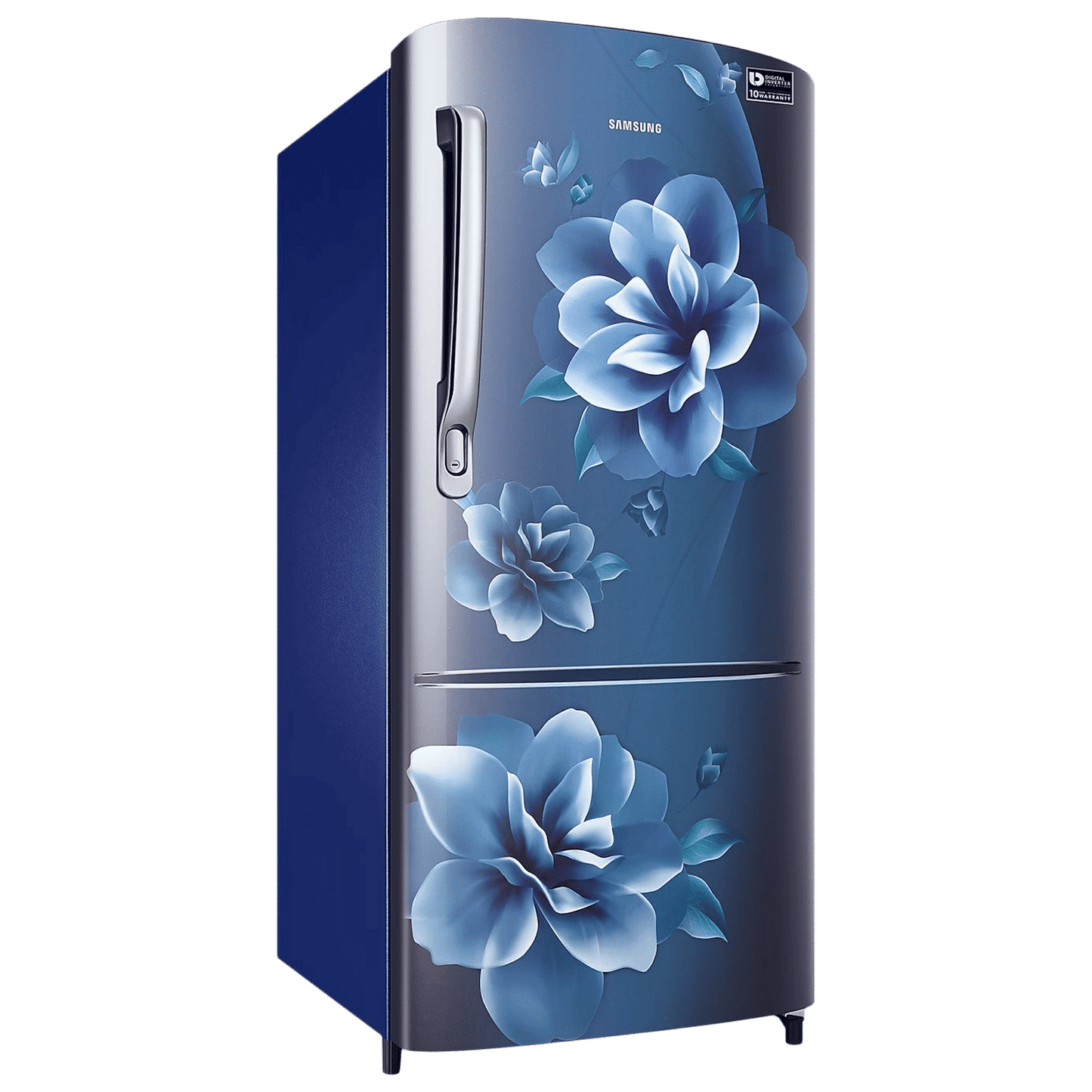 SAMSUNG Stylish Grande 183 Litres4 Star Direct Cool Single Door Refrigerator with Anti Bacterial Gasket (RR20C1724CU/HL, Camellia Blue)