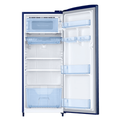 SAMSUNG Stylish Grande 183 Litres4 Star Direct Cool Single Door Refrigerator with Anti Bacterial Gasket (RR20C1724CU/HL, Camellia Blue)