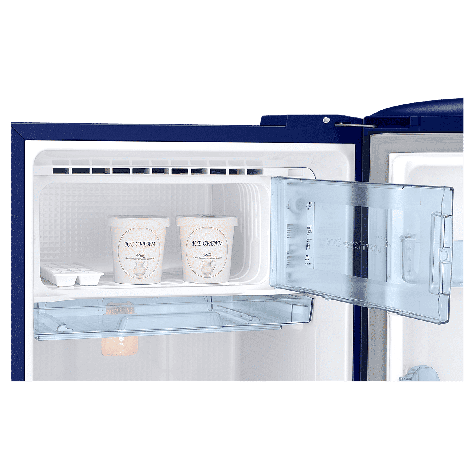 SAMSUNG Stylish Grande 183 Litres4 Star Direct Cool Single Door Refrigerator with Anti Bacterial Gasket (RR20C1724CU/HL, Camellia Blue)