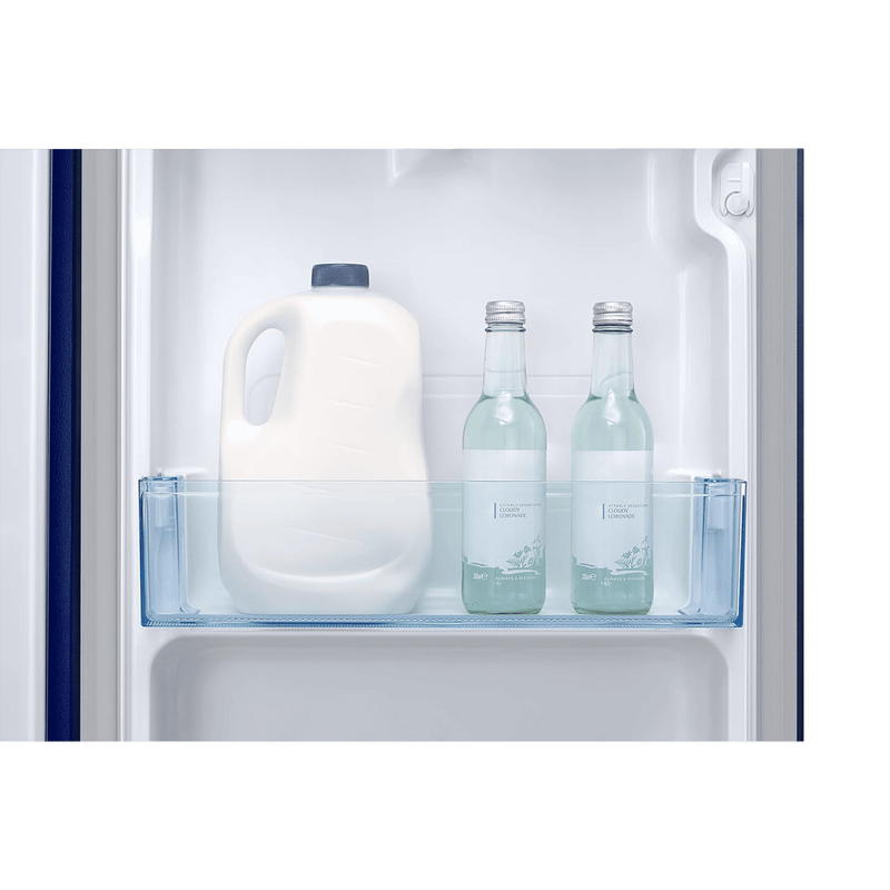SAMSUNG Stylish Grande 183 Litres4 Star Direct Cool Single Door Refrigerator with Anti Bacterial Gasket (RR20C1724CU/HL, Camellia Blue)