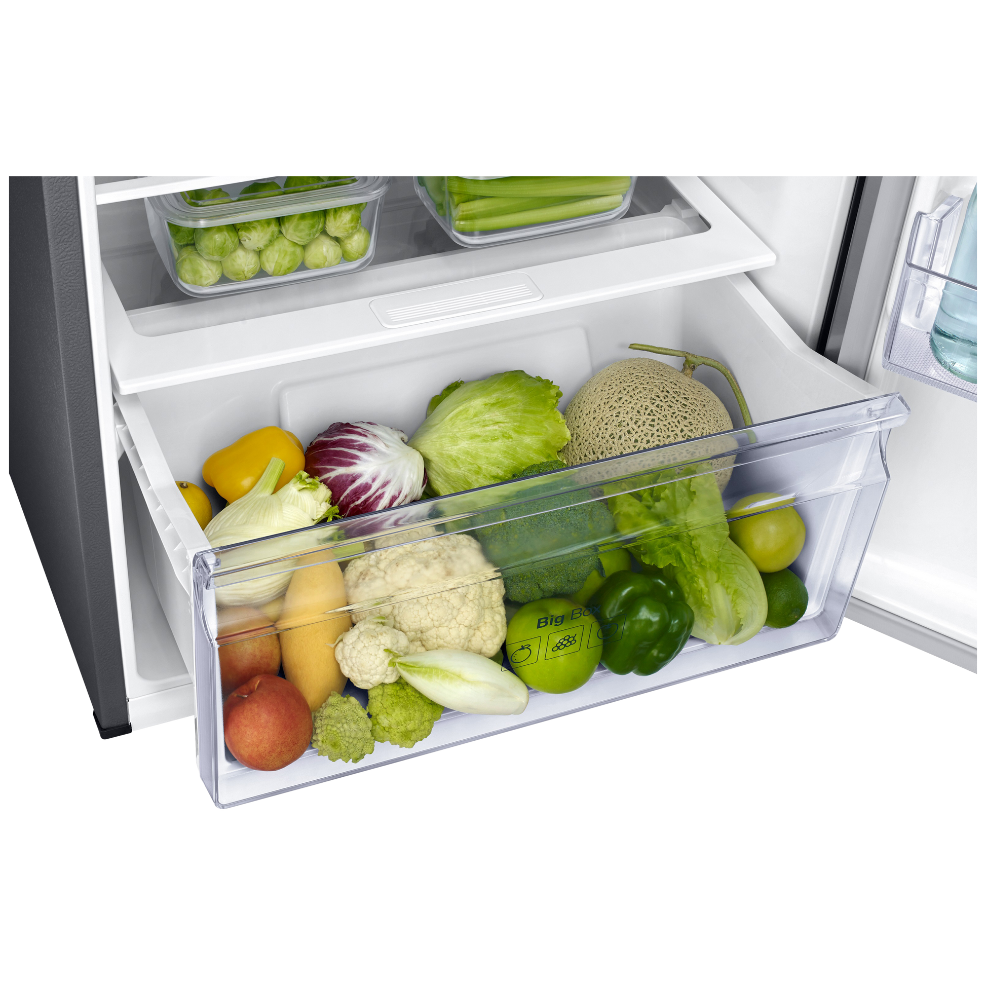 SAMSUNG 363 Litres 1 Star Frost Free Double Door Convertible Refrigerator with Stabilizer Free Operation (RT39C5511S9/HL, Refined Inox)