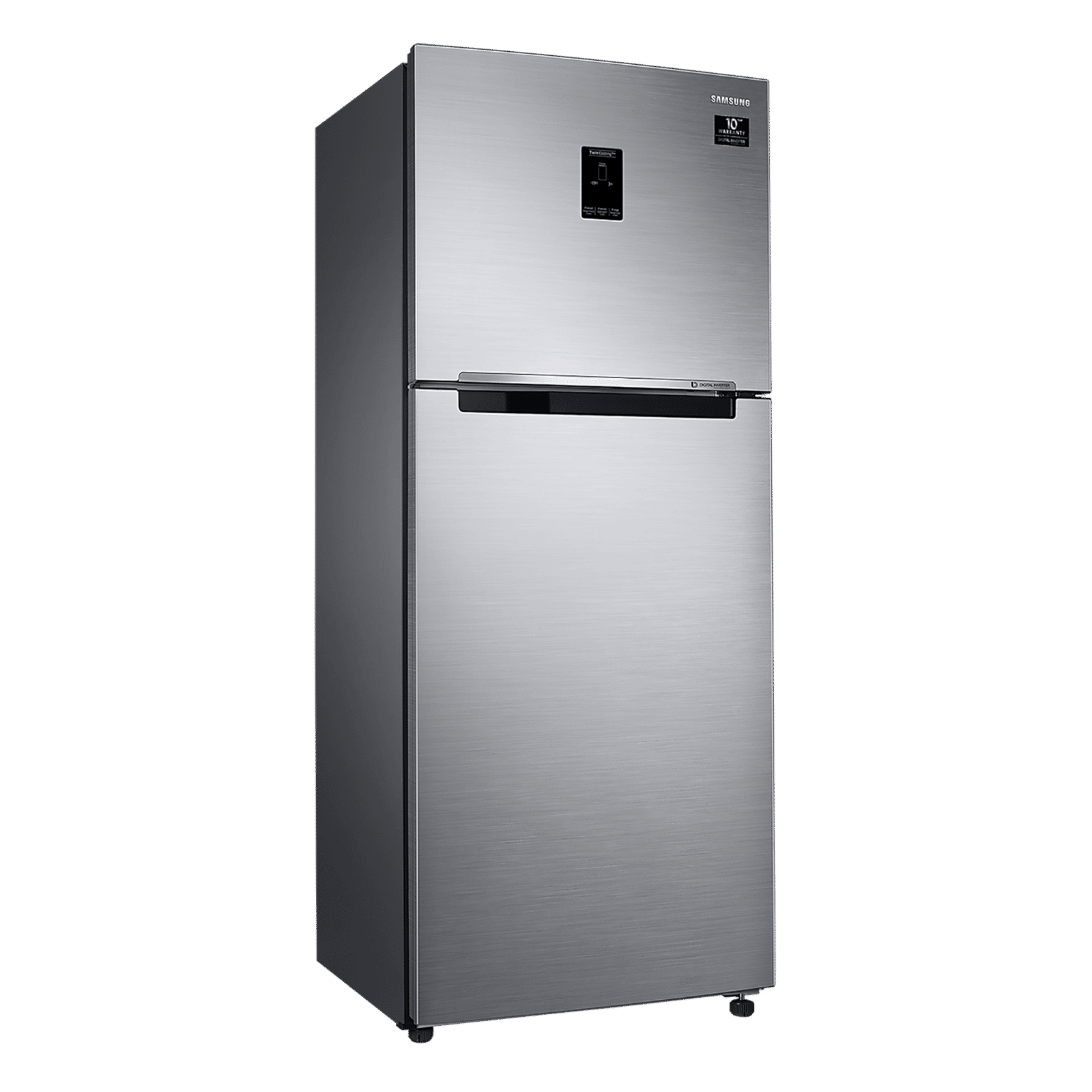 SAMSUNG 363 Litres 1 Star Frost Free Double Door Convertible Refrigerator with Stabilizer Free Operation (RT39C5511S9/HL, Refined Inox)