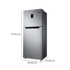 SAMSUNG 363 Litres 1 Star Frost Free Double Door Convertible Refrigerator with Stabilizer Free Operation (RT39C5511S9/HL, Refined Inox)