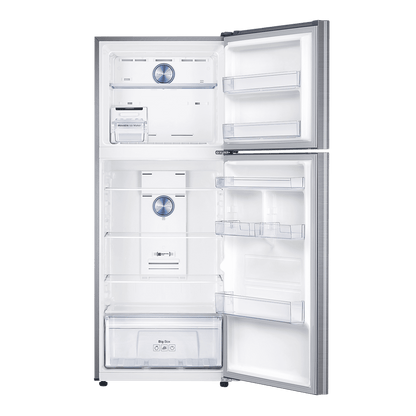 SAMSUNG 363 Litres 1 Star Frost Free Double Door Convertible Refrigerator with Stabilizer Free Operation (RT39C5511S9/HL, Refined Inox)