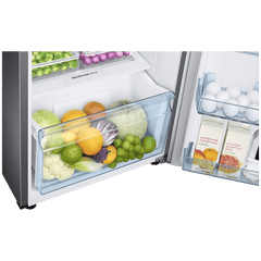SAMSUNG 236 Litres 2 Star Frost Free Double Door Refrigerator with Power Cut Resistant (RT28C3032GS/HL, Gray Silver)