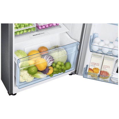 SAMSUNG 236 Litres 2 Star Frost Free Double Door Refrigerator with Power Cut Resistant (RT28C3032GS/HL, Gray Silver)