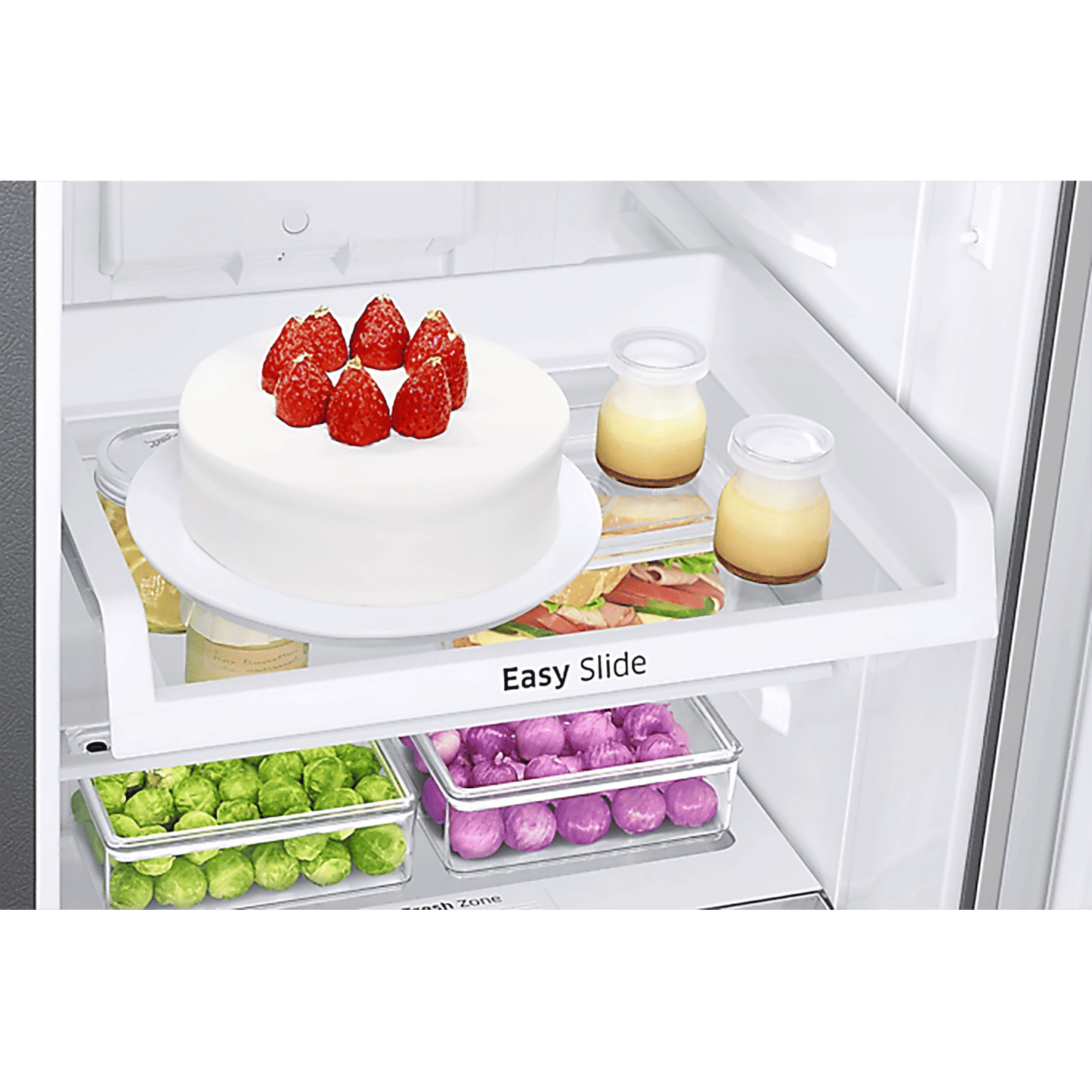 SAMSUNG 236 Litres 2 Star Frost Free Double Door Refrigerator with Power Cut Resistant (RT28C3032GS/HL, Gray Silver)