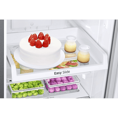 SAMSUNG 236 Litres 2 Star Frost Free Double Door Refrigerator with Power Cut Resistant (RT28C3032GS/HL, Gray Silver)