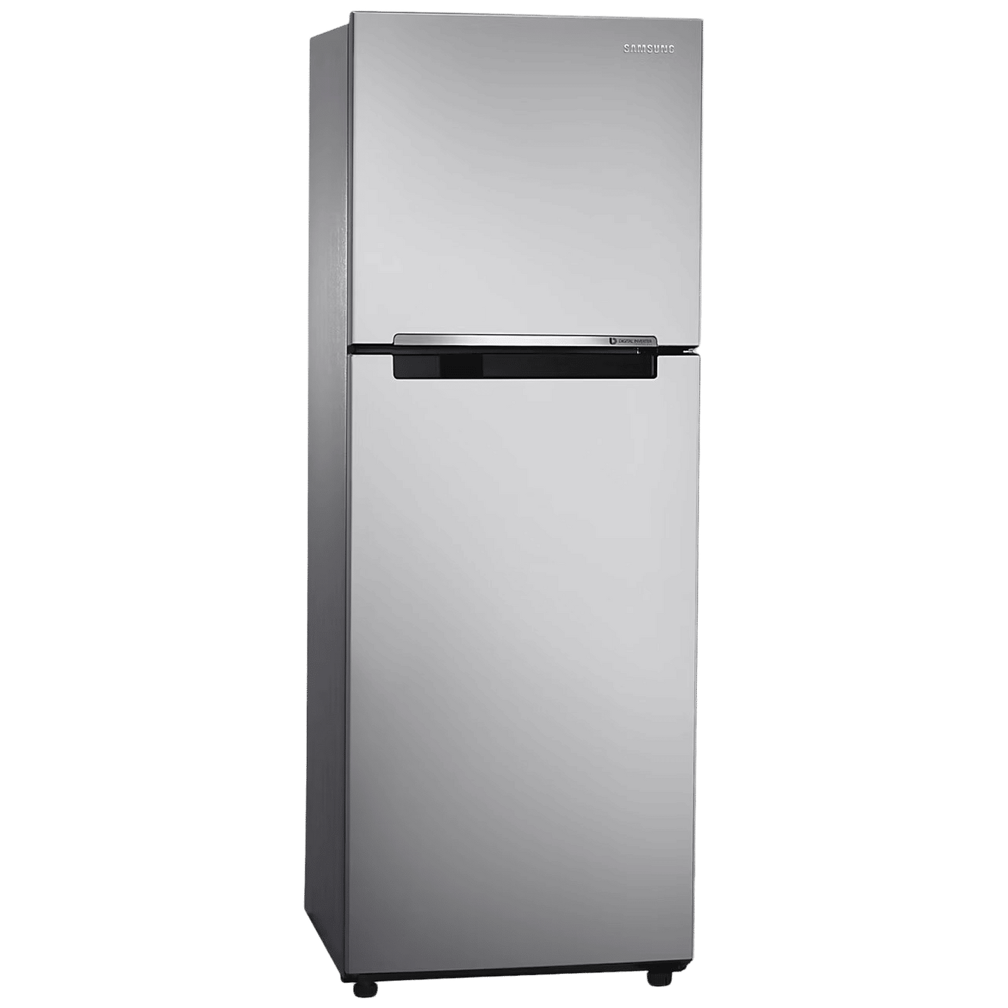 SAMSUNG 236 Litres 2 Star Frost Free Double Door Refrigerator with Power Cut Resistant (RT28C3032GS/HL, Gray Silver)