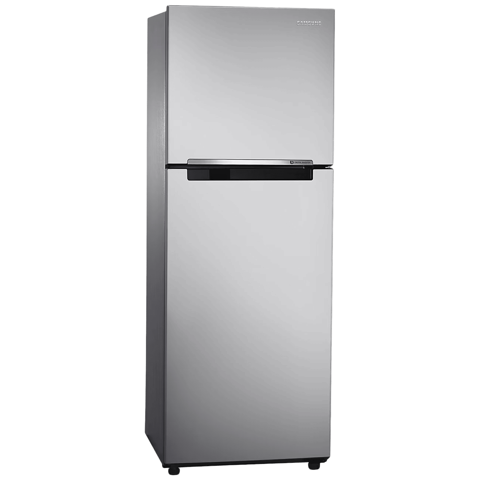 SAMSUNG 236 Litres 2 Star Frost Free Double Door Refrigerator with Power Cut Resistant (RT28C3032GS/HL, Gray Silver)