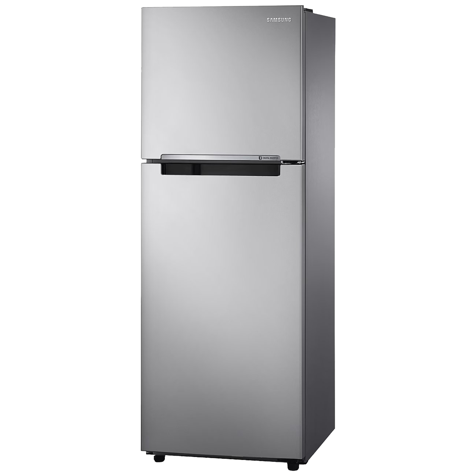 SAMSUNG 236 Litres 2 Star Frost Free Double Door Refrigerator with Power Cut Resistant (RT28C3032GS/HL, Gray Silver)