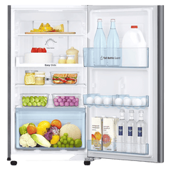 SAMSUNG 236 Litres 2 Star Frost Free Double Door Refrigerator with Power Cut Resistant (RT28C3032GS/HL, Gray Silver)