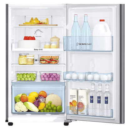 SAMSUNG 236 Litres 2 Star Frost Free Double Door Refrigerator with Power Cut Resistant (RT28C3032GS/HL, Gray Silver)