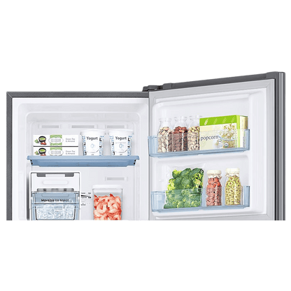 SAMSUNG 236 Litres 2 Star Frost Free Double Door Refrigerator with Power Cut Resistant (RT28C3032GS/HL, Gray Silver)