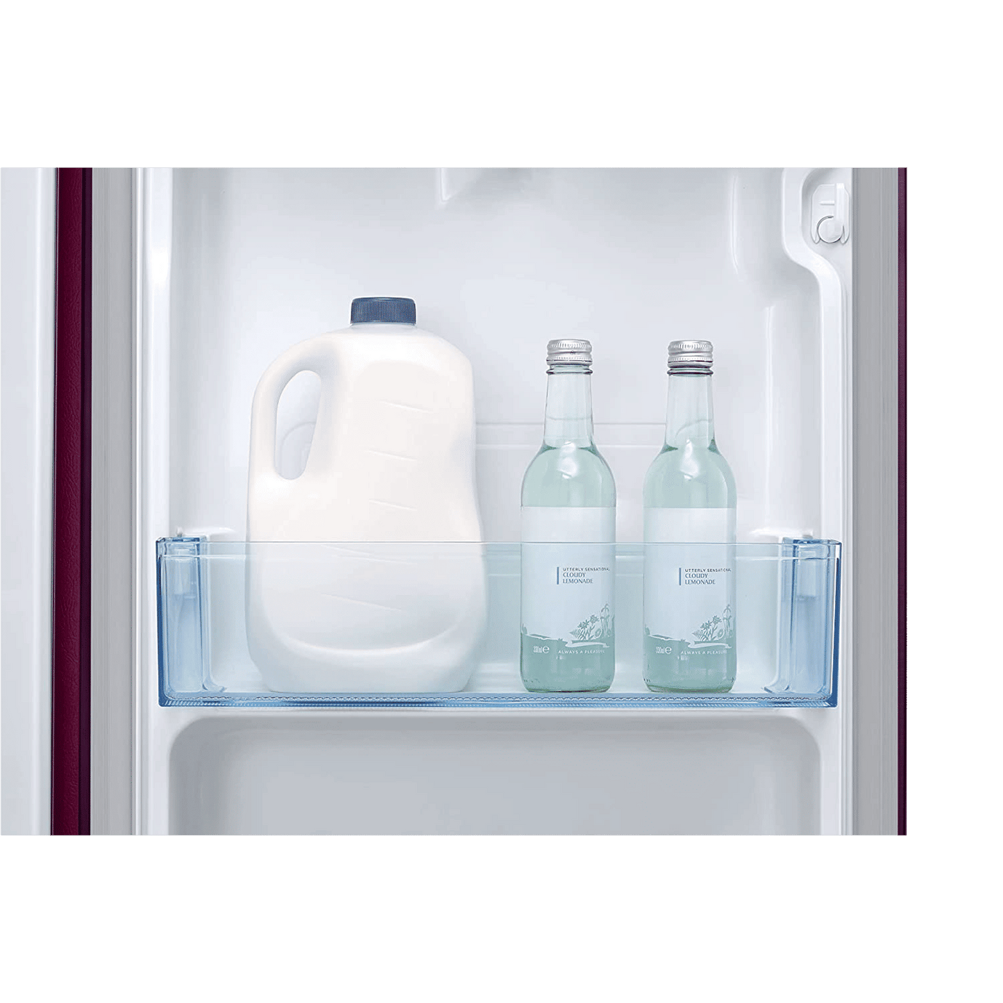 SAMSUNG Stylish Grande 183 Litres4 Star Direct Cool Single Door Refrigerator with Stabilizer Free Operation (RR20C1824CR/HL, Camellia Purple)