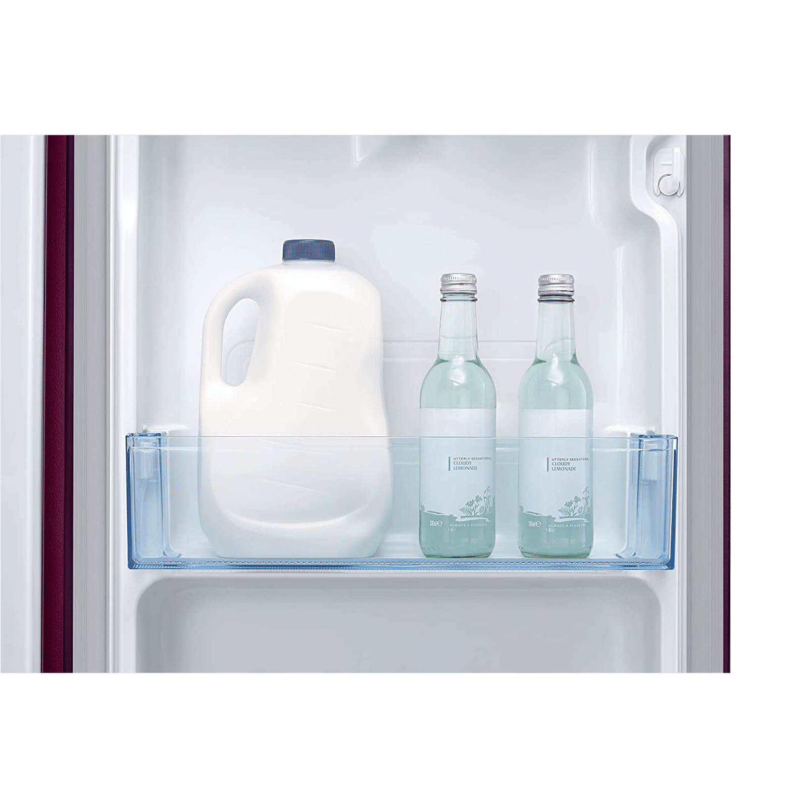 SAMSUNG Stylish Grande 183 Litres4 Star Direct Cool Single Door Refrigerator with Stabilizer Free Operation (RR20C1824CR/HL, Camellia Purple)