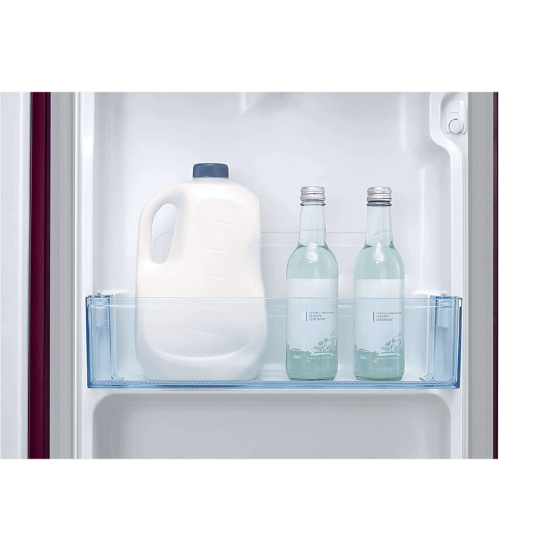 SAMSUNG Stylish Grande 183 Litres4 Star Direct Cool Single Door Refrigerator with Stabilizer Free Operation (RR20C1824CR/HL, Camellia Purple)