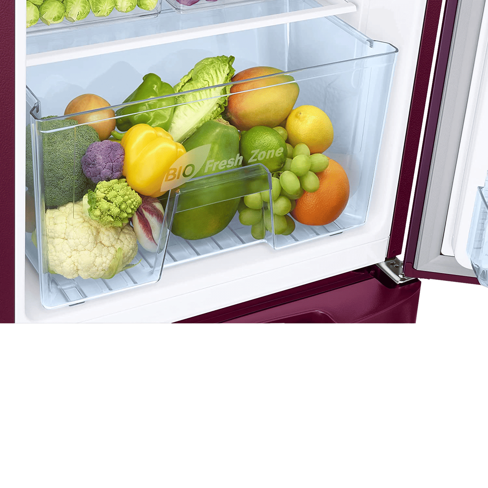 SAMSUNG Stylish Grande 183 Litres4 Star Direct Cool Single Door Refrigerator with Stabilizer Free Operation (RR20C1824CR/HL, Camellia Purple)