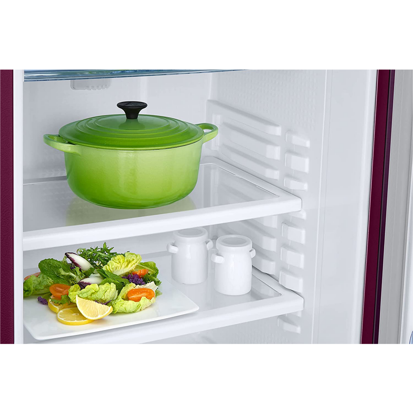 SAMSUNG Stylish Grande 183 Litres4 Star Direct Cool Single Door Refrigerator with Stabilizer Free Operation (RR20C1824CR/HL, Camellia Purple)