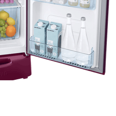 SAMSUNG Stylish Grande 183 Litres4 Star Direct Cool Single Door Refrigerator with Stabilizer Free Operation (RR20C1824CR/HL, Camellia Purple)