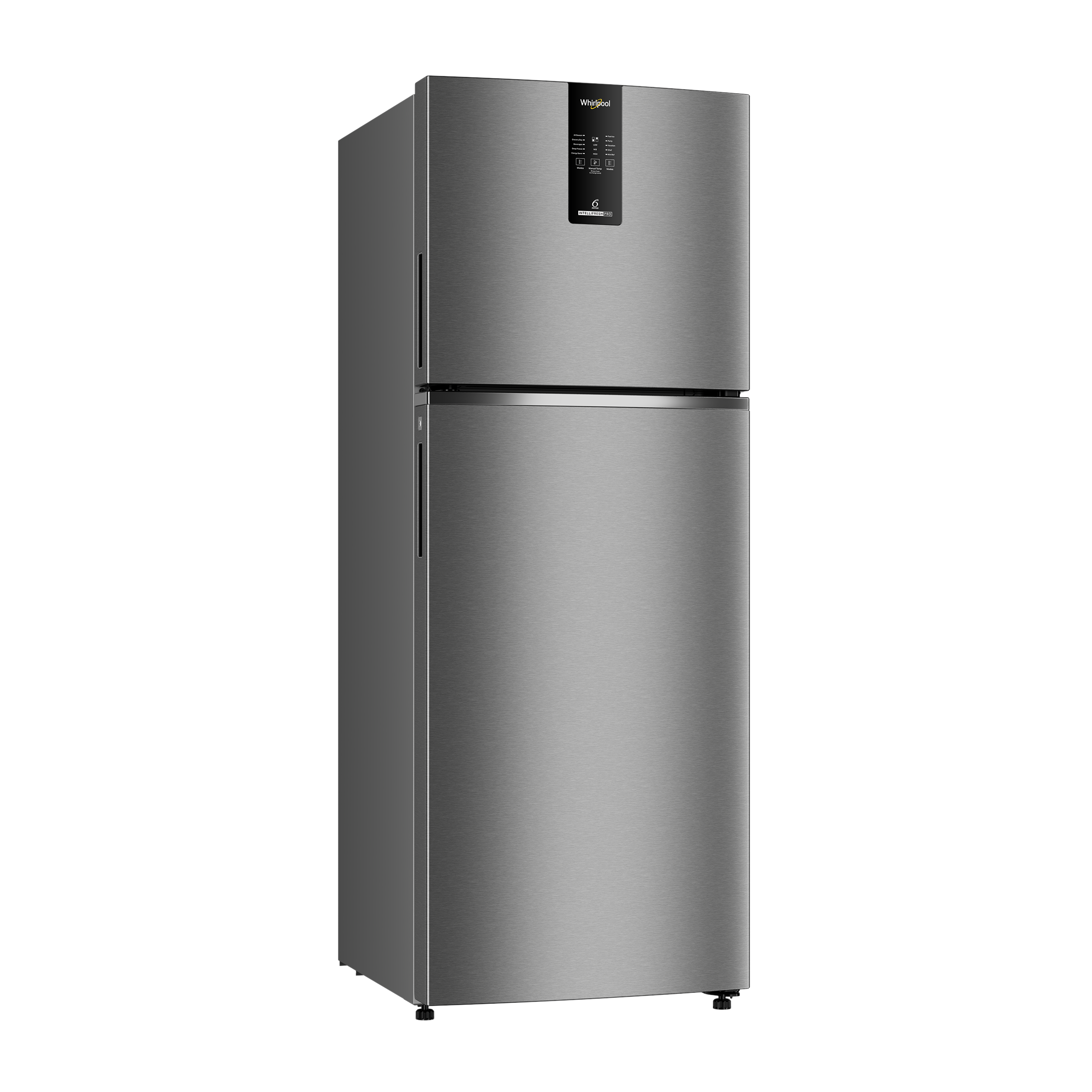 Whirlpool Intellifresh Pro 278 235 Litres 2 Star Frost Free Double Door Convertible Refrigerator with 6th Sense Technology (Grey)