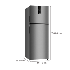 Whirlpool Intellifresh Pro 278 235 Litres 2 Star Frost Free Double Door Convertible Refrigerator with 6th Sense Technology (Grey)