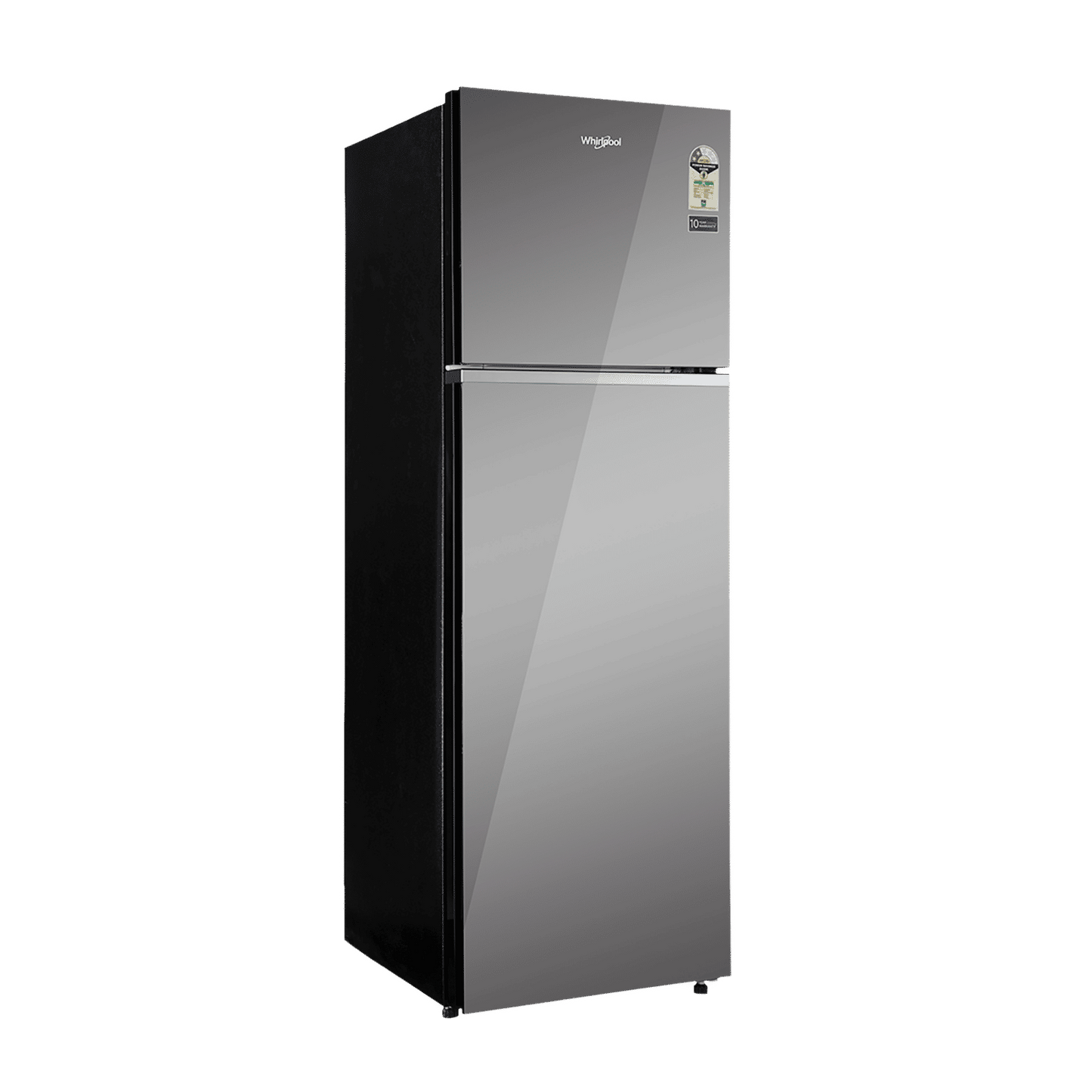 Whirlpool Intellifresh 259 Litres 2 Star Frost Free Double Door Refrigerator with 6th Sense Technology (Mirror Glass)