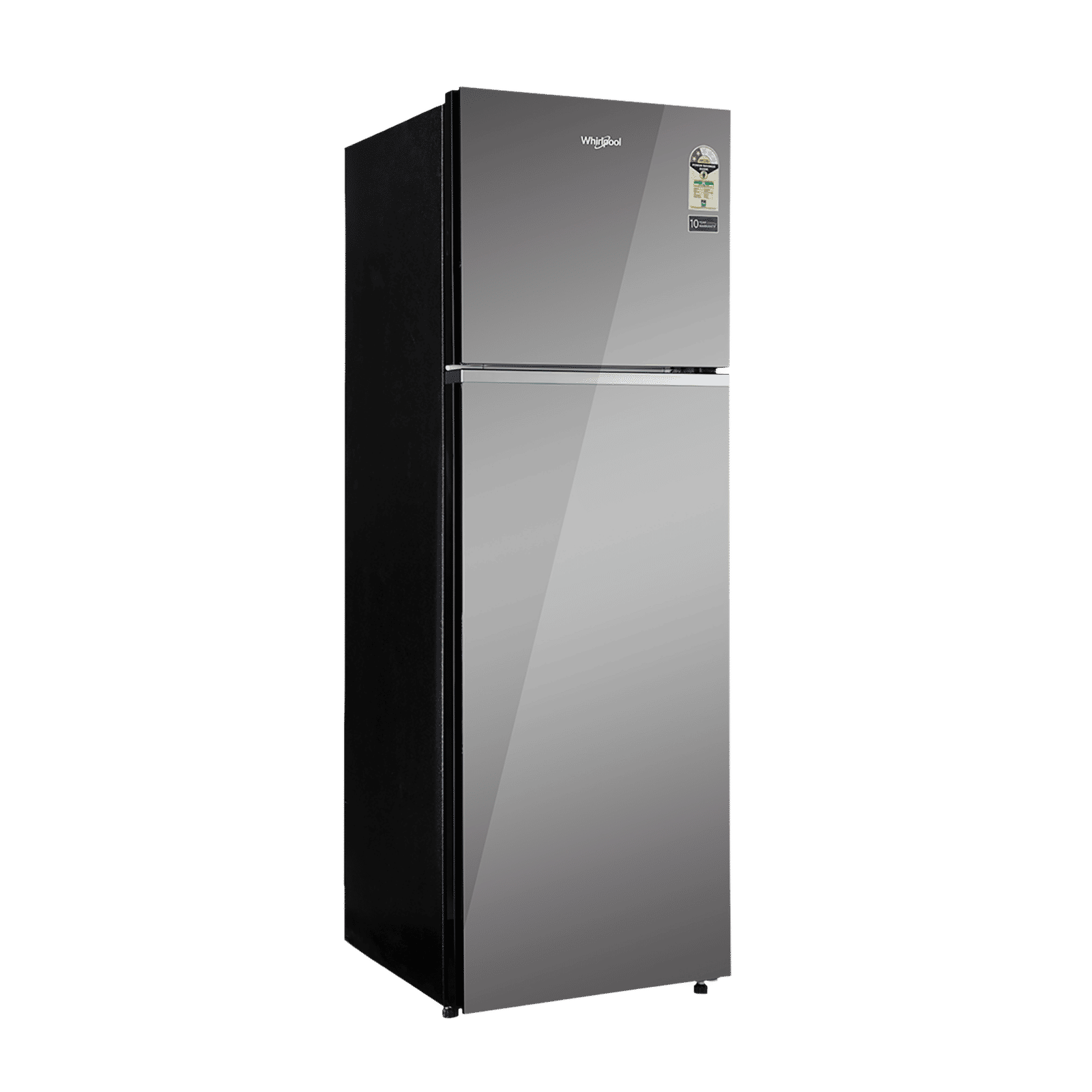 Whirlpool Intellifresh 259 Litres 2 Star Frost Free Double Door Refrigerator with 6th Sense Technology (Mirror Glass)