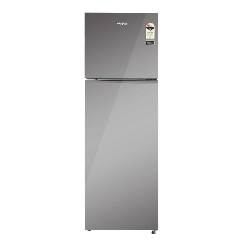 Whirlpool Intellifresh 259 Litres 2 Star Frost Free Double Door Refrigerator with 6th Sense Technology (Mirror Glass)