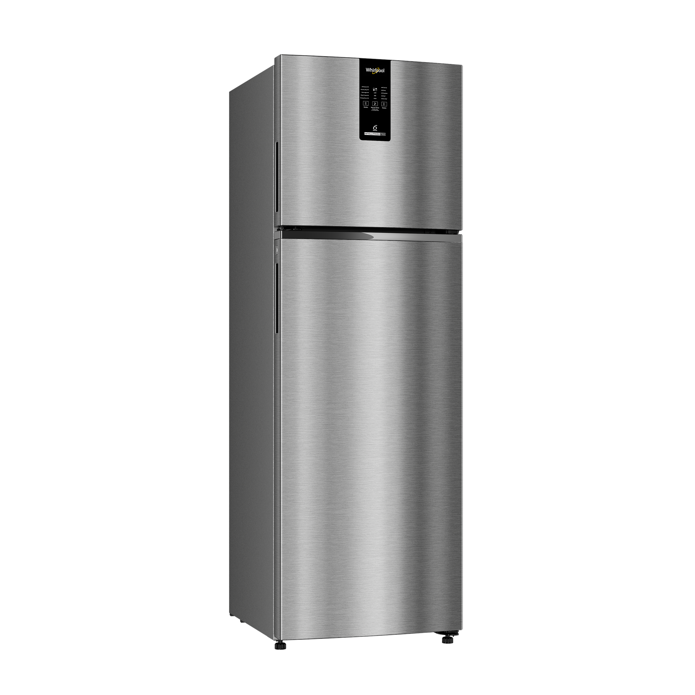 Whirlpool Intellifresh Pro 259 Litres 2 Star Frost Free Double Door Convertible Refrigerator with 6th Sense Technology (Grey)