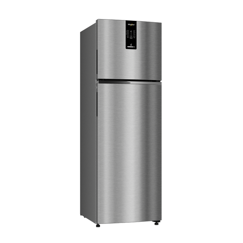 Whirlpool Intellifresh Pro 259 Litres 2 Star Frost Free Double Door Convertible Refrigerator with 6th Sense Technology (Grey)