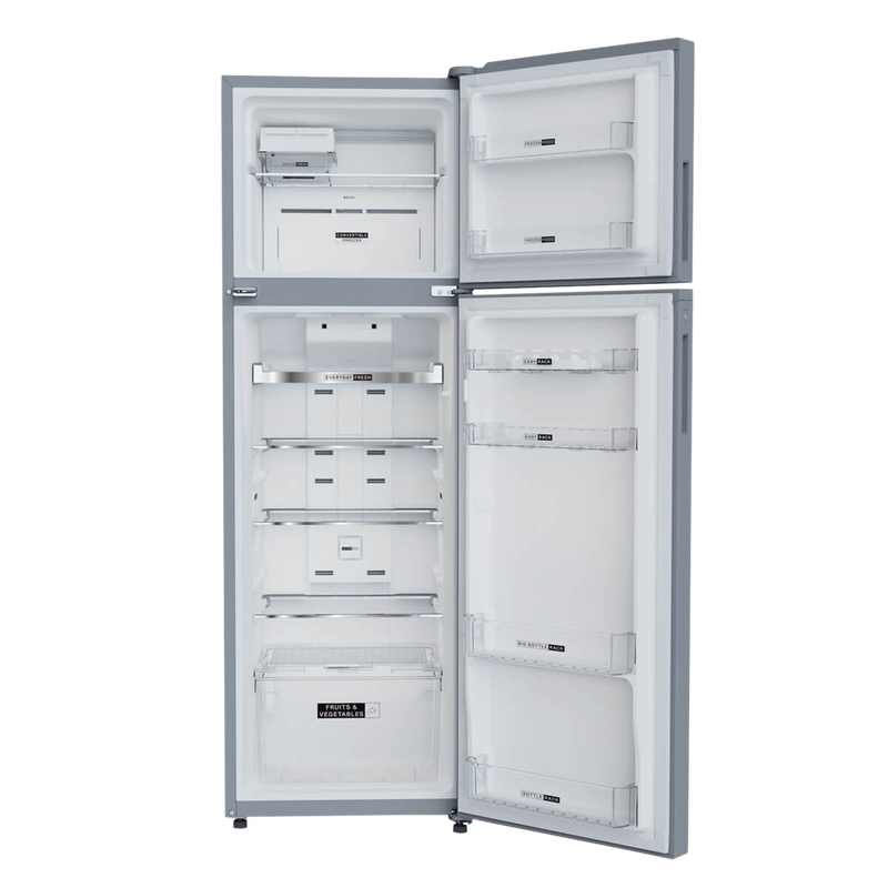 Whirlpool Intellifresh Pro 259 Litres 2 Star Frost Free Double Door Convertible Refrigerator with 6th Sense Technology (Grey)