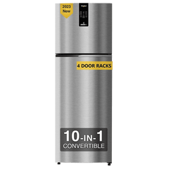 Whirlpool Intellifresh Pro 259 Litres 2 Star Frost Free Double Door Convertible Refrigerator with 6th Sense Technology (Grey)