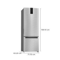 Whirlpool Intellifresh Pro 285 Litres 2 Star Frost Free Double Door Bottom Mount Convertible Refrigerator with 6th Sense Technology (IFPRO BM INV CNV 3, Grey)
