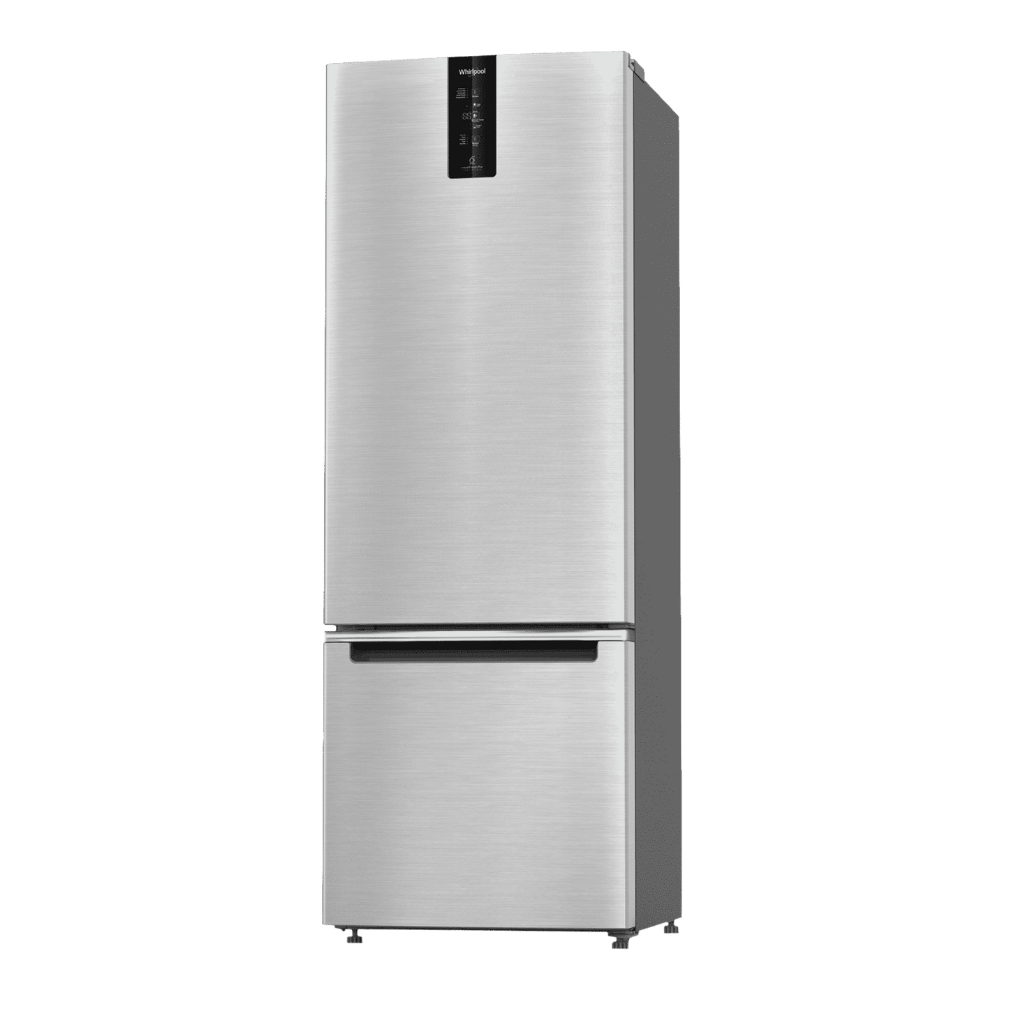 Whirlpool Intellifresh Pro 285 Litres 2 Star Frost Free Double Door Bottom Mount Convertible Refrigerator with 6th Sense Technology (IFPRO BM INV CNV 3, Grey)