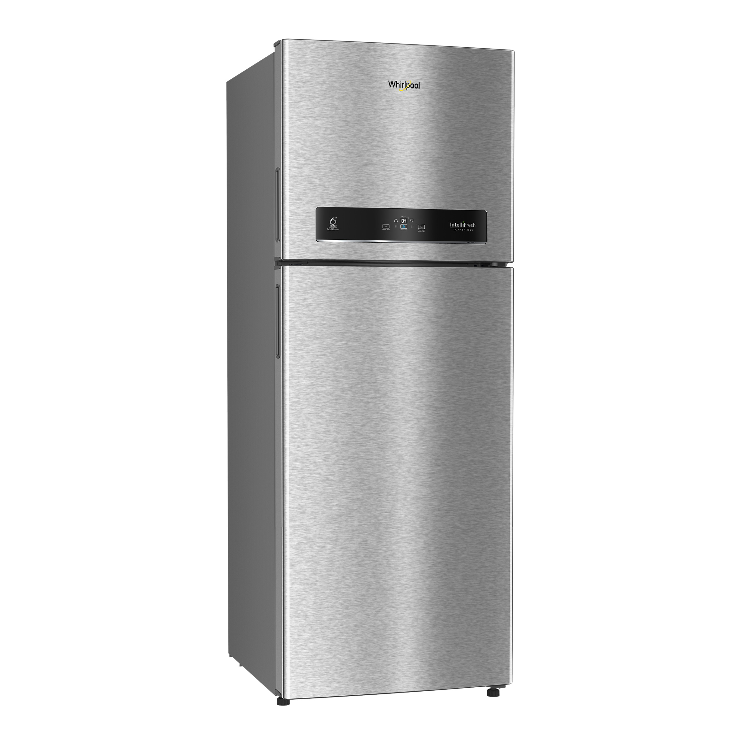 Whirlpool Intellifresh 480 431 Litres 2 Star Frost Free Double Door Convertible Refrigerator with 6th Sense Technology (Grey)