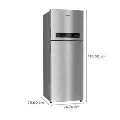 Whirlpool Intellifresh 480 431 Litres 2 Star Frost Free Double Door Convertible Refrigerator with 6th Sense Technology (Grey)