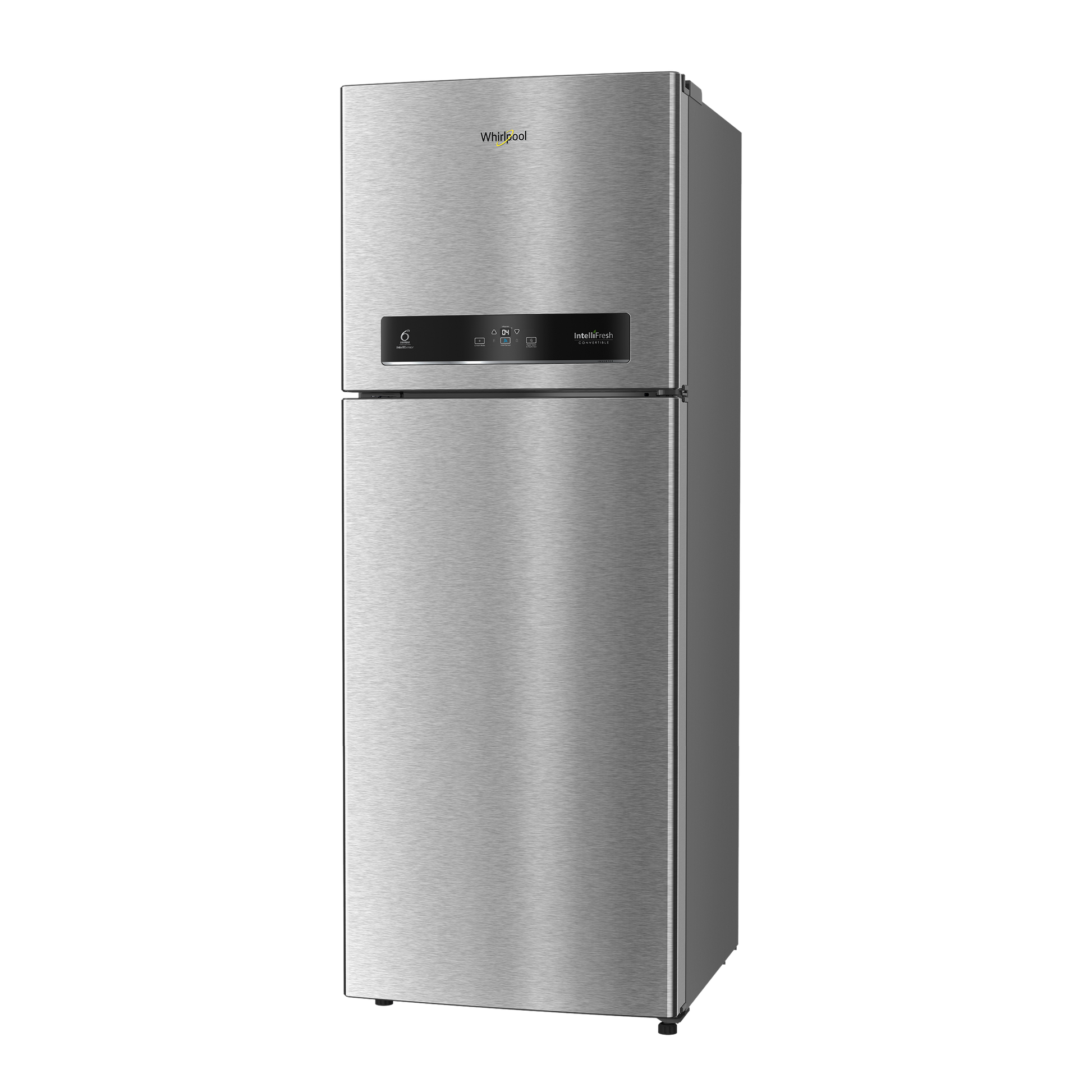 Whirlpool Intellifresh 480 431 Litres 2 Star Frost Free Double Door Convertible Refrigerator with 6th Sense Technology (Grey)