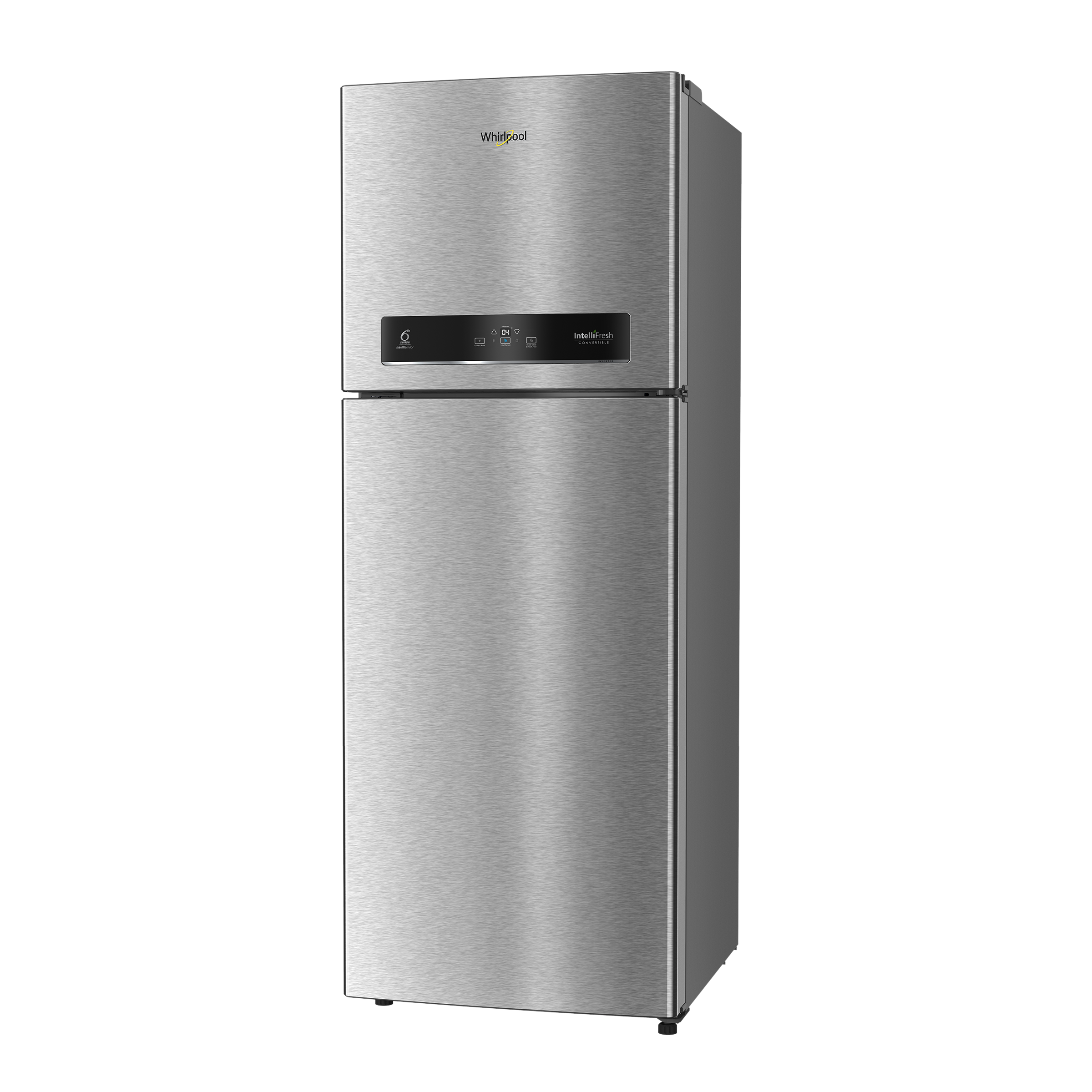 Whirlpool Intellifresh 480 431 Litres 2 Star Frost Free Double Door Convertible Refrigerator with 6th Sense Technology (Grey)