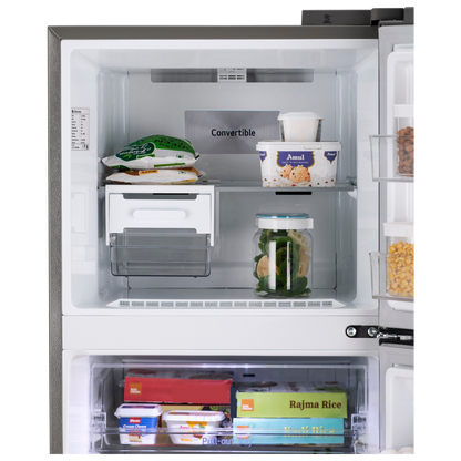 LG 343 Litres 2 Star Frost Free Double Door Convertible Refrigerator with Smart Diagnosis (GL-S382SUSY.AUSZEBN, Urban Steel)