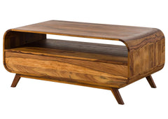 Marwar Solid Sheesham Wood Coffee Table with Storage