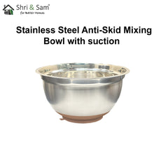 Stainless Steel Anti-Skid Mixing Bowl with suction