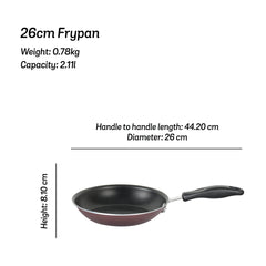 Meyer Merlot Non-Stick Open Frypan, 26cm