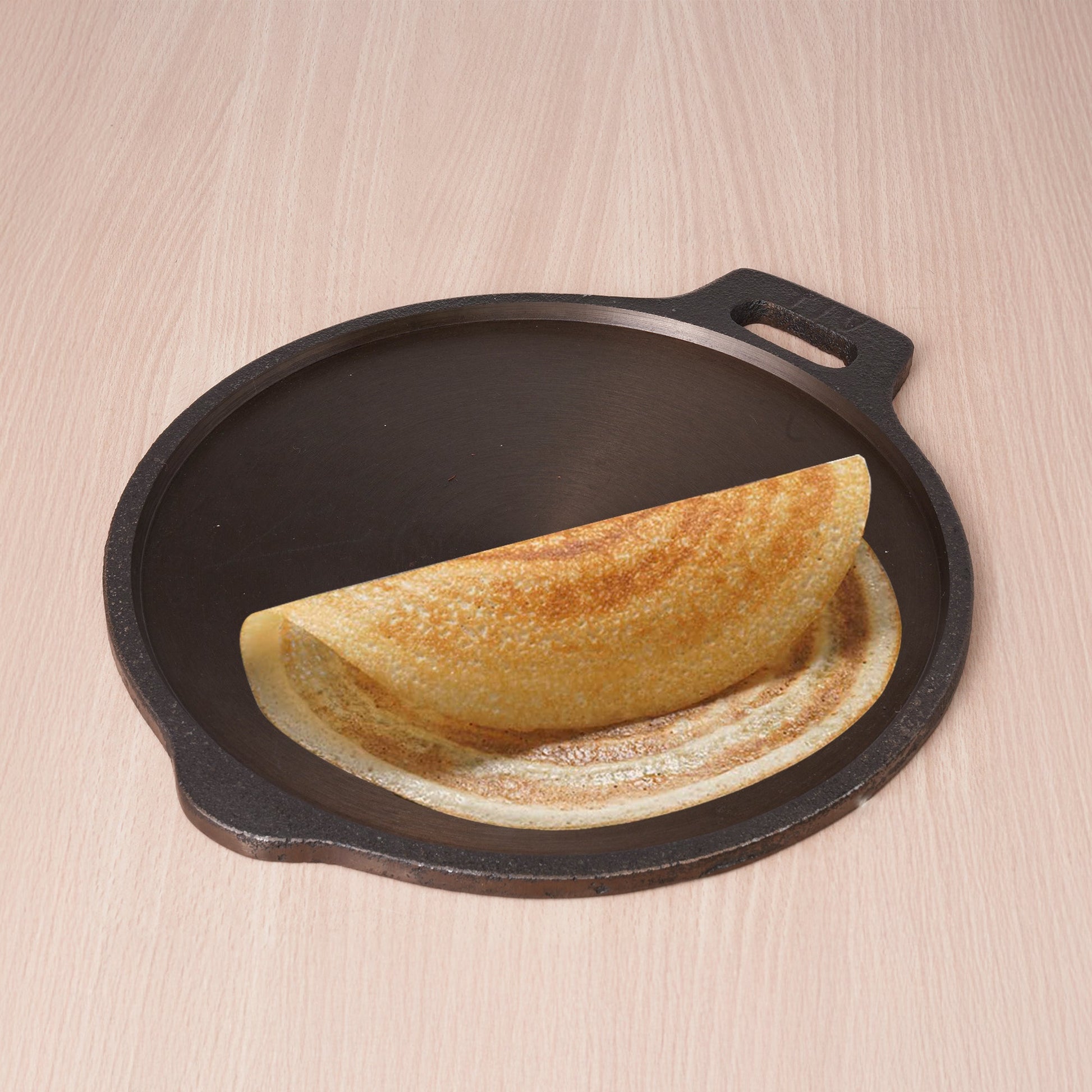 Super Smooth Cast Iron Tawa,Pre-seasoned, Nonstick, 100% Pure, Toxin-free, Induction, 28/30.5cm, 2.8/2.9kg